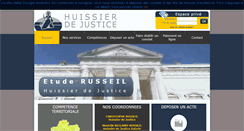 Desktop Screenshot of huissier-loiret.com